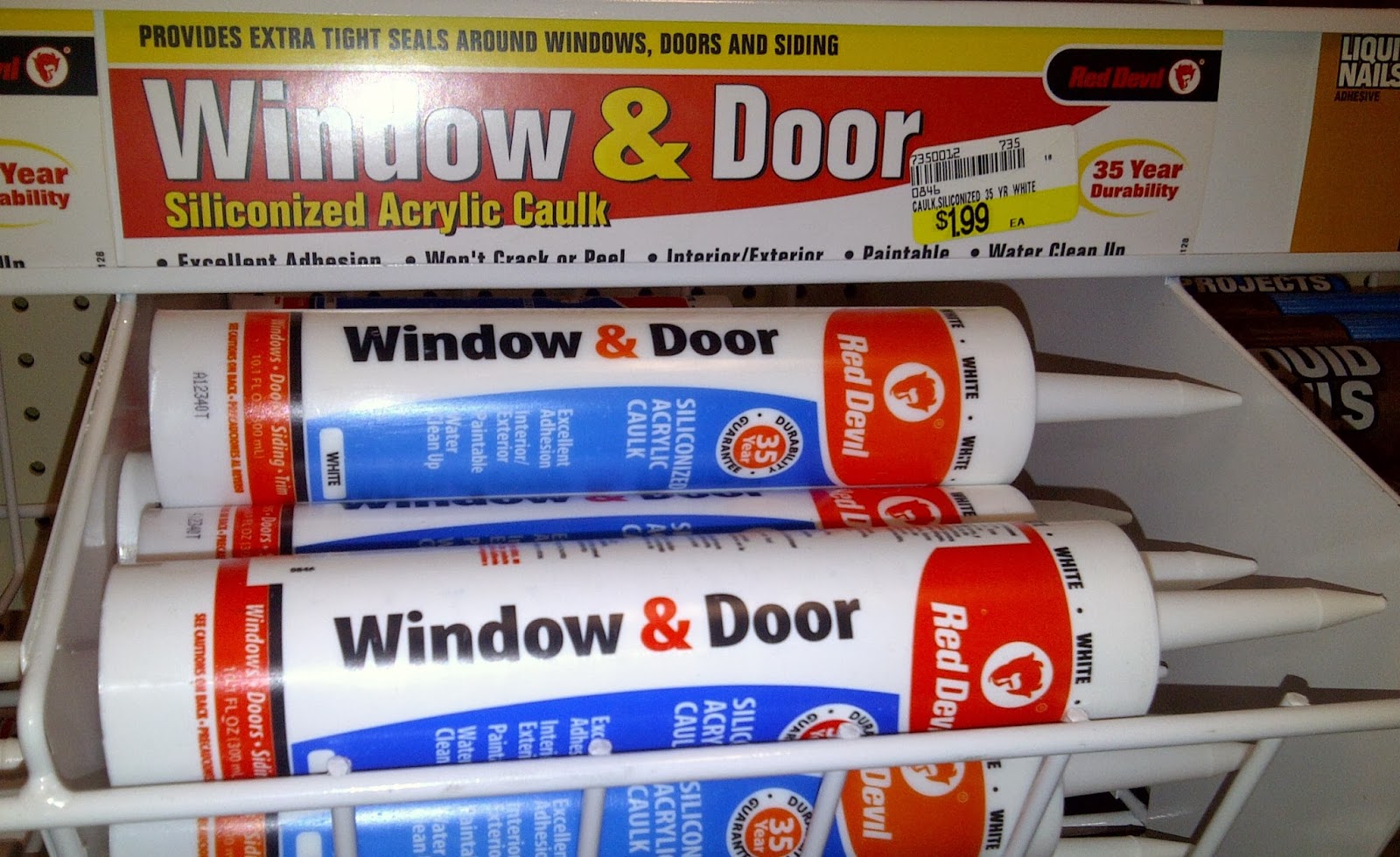 Use Caulk to Fill Gaps in Siding and Around Windows to Stop Drafts