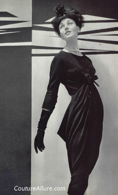 Couture Allure Vintage Fashion: Little Black Dresses - 1956