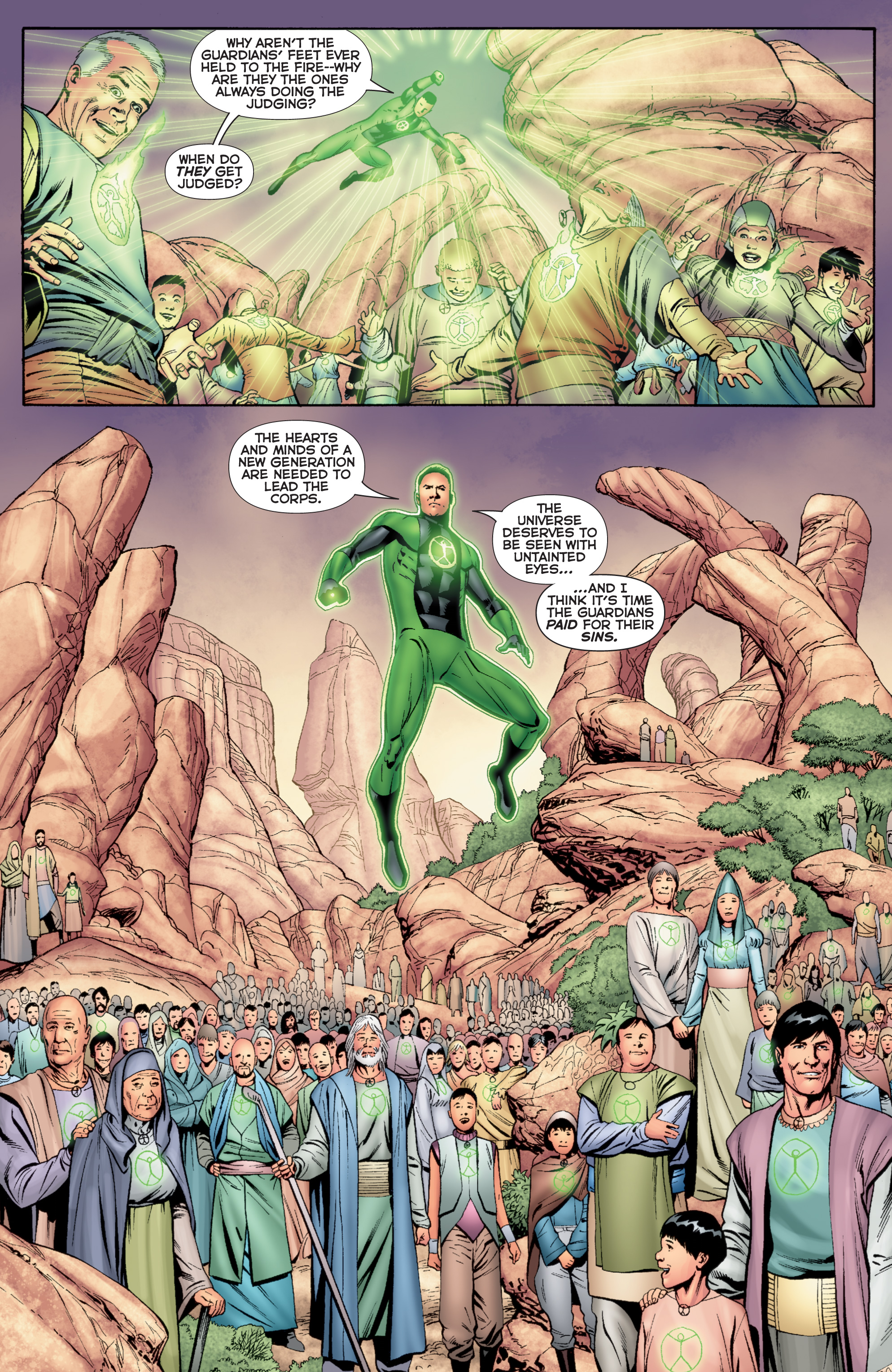 Read online Green Lantern: Emerald Warriors comic -  Issue #4 - 12