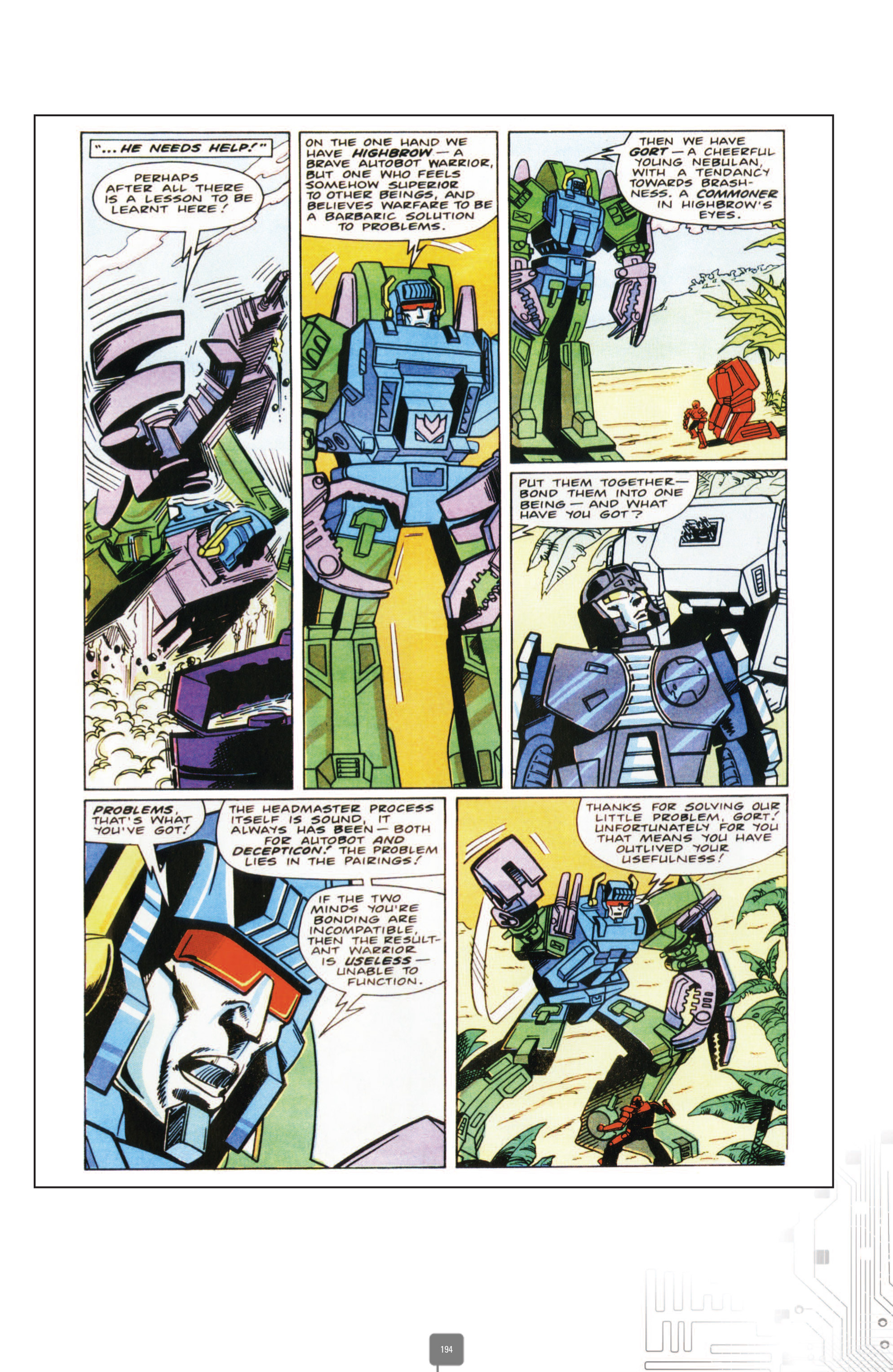 Read online The Transformers Classics UK comic -  Issue # TPB 4 - 194
