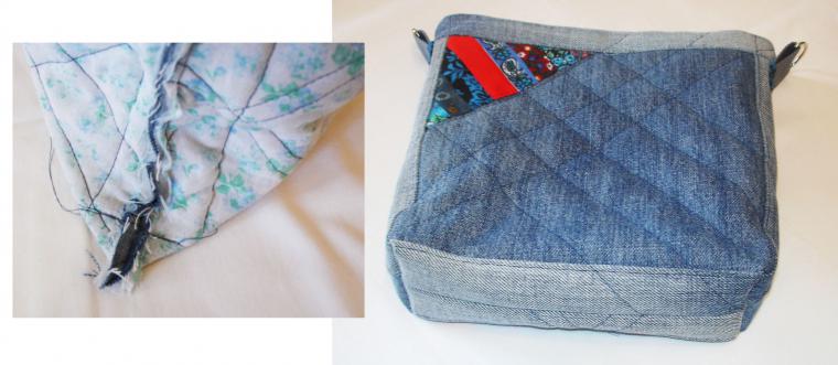 We sew a bag of patchwork and old jeans. DIY tutorial with pictures. Шьем сумку  из лоскутков и старых джинсов. МК