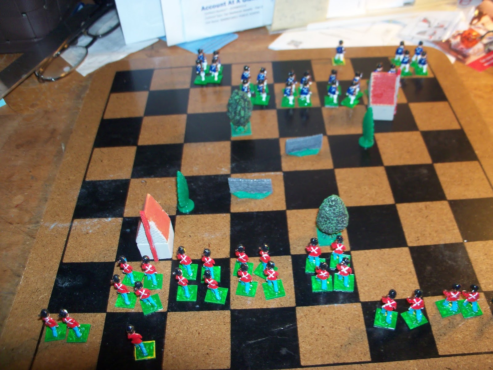 Wargame Hermit Solo Wargaming Toy Soldier Chessboard Wargame