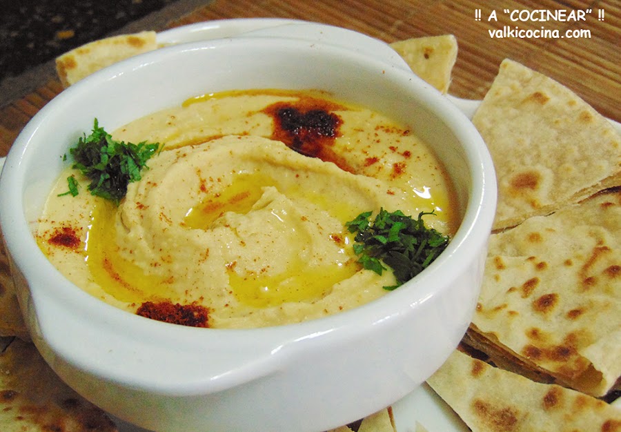 Hummus y tahini casero