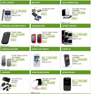 Daftar harga BlcakBerry (gambar)