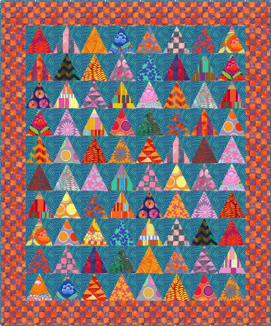 Quilt Inspiration Free pattern day! Kaffe Fassett Quilting and Sewing