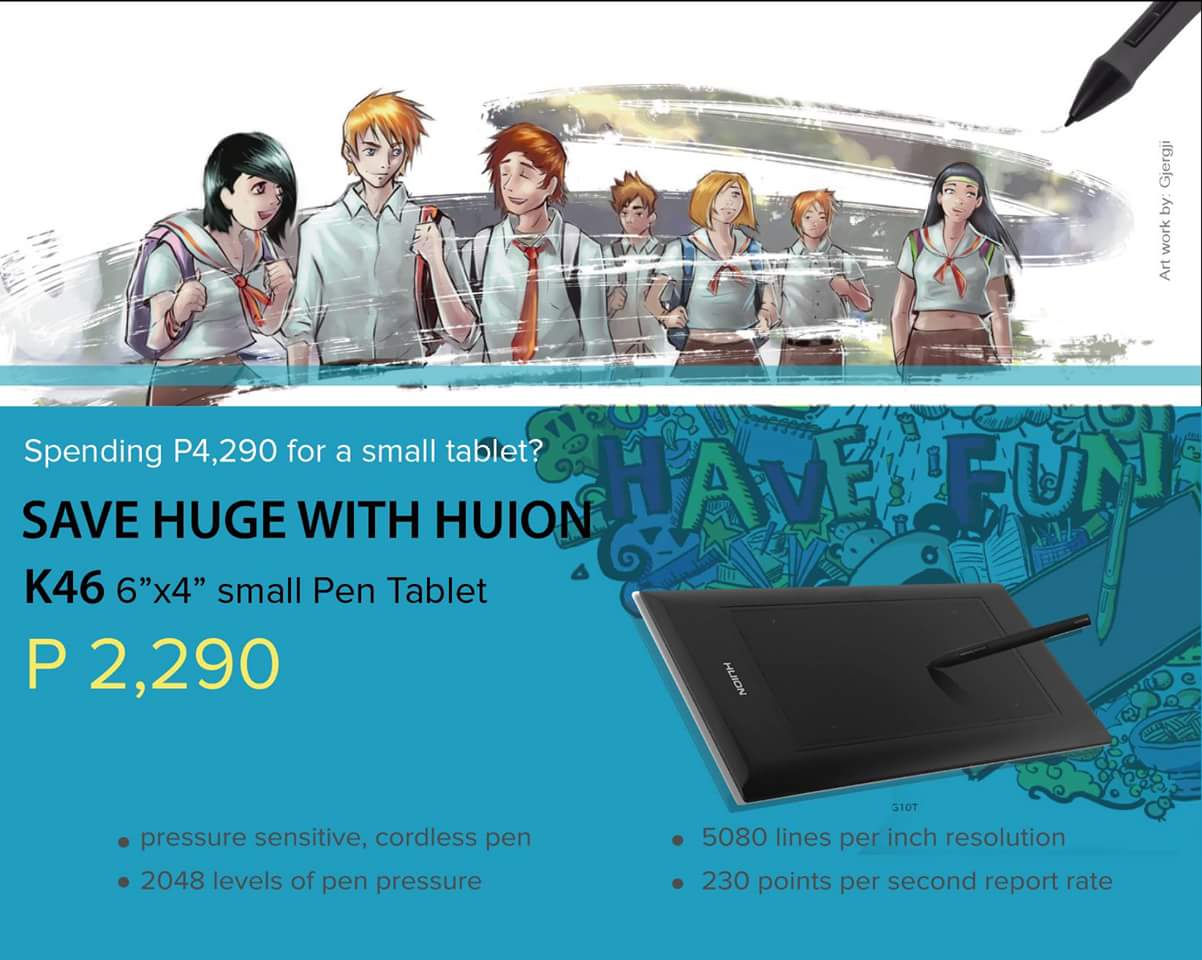 Huion launches their new Pen Tablets and Displays for Philippine Market