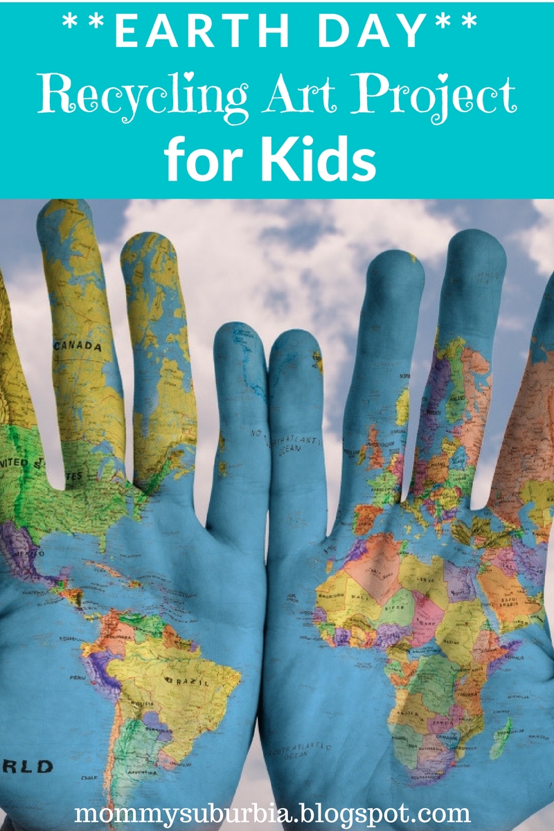 Diy Tree Art Recycling Bin Trash Can And Free Printable Pattern