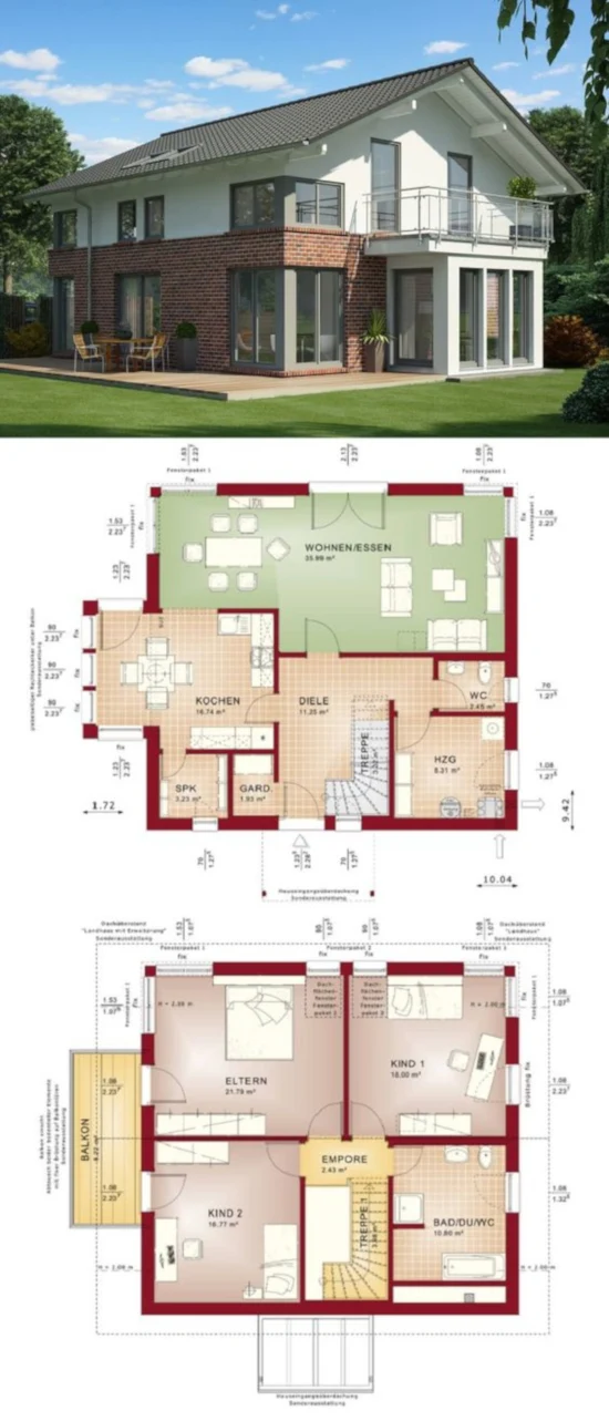 model rumah minimalis idaman plus denah dan penataan interior