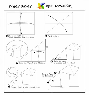 Polar Bear Origami
