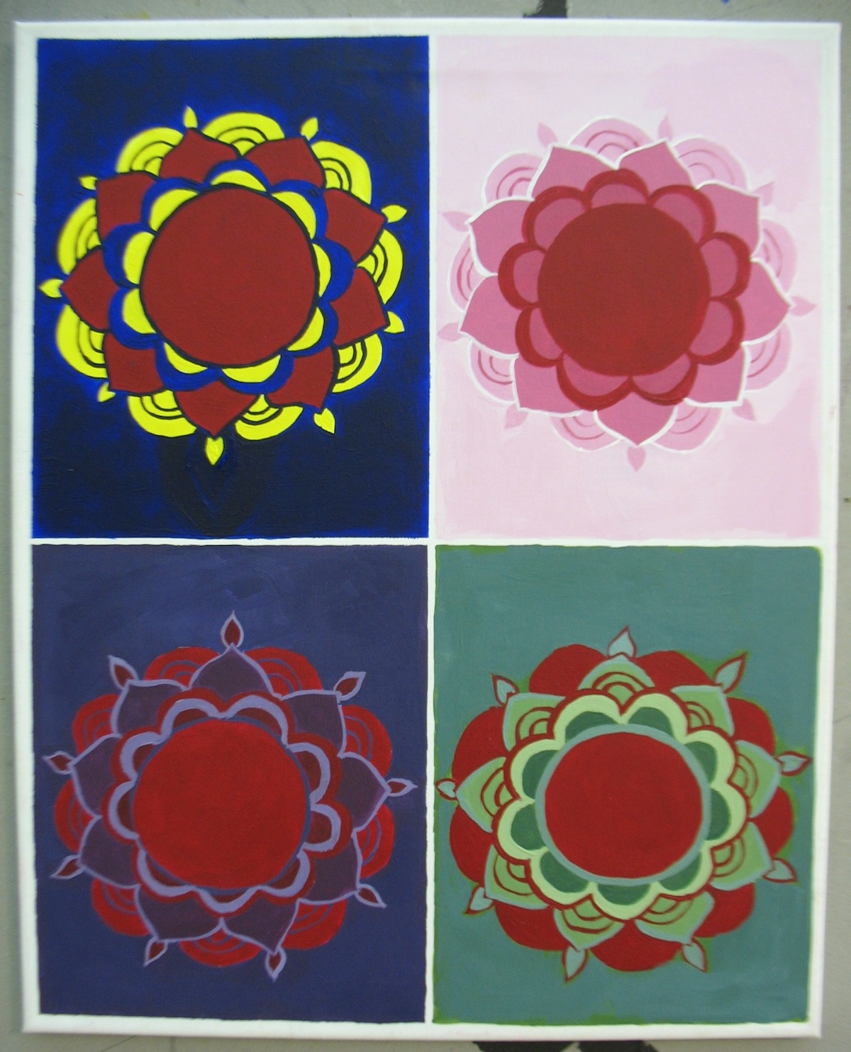 Introduction to Studio Art Project 7 Color Scheme Painting