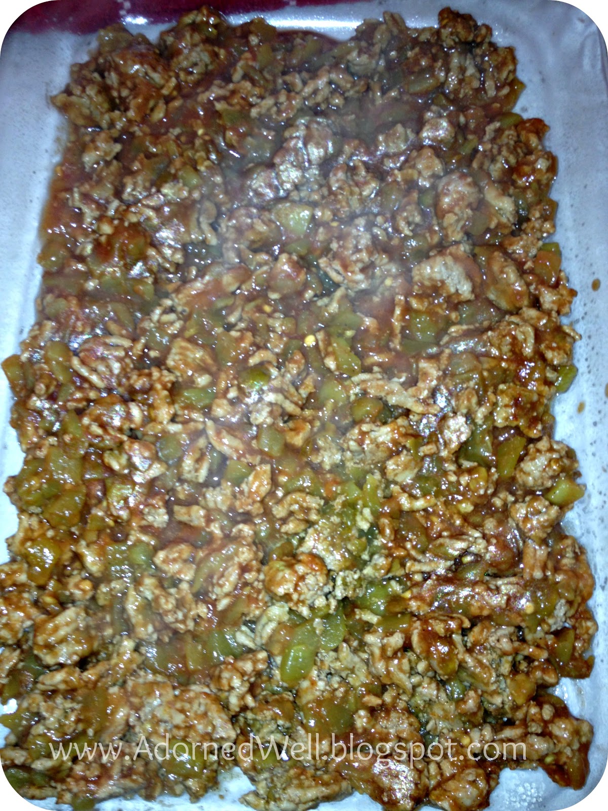 Adorned Well...a Hand Crafted Life Green Chile Casserole Recipe