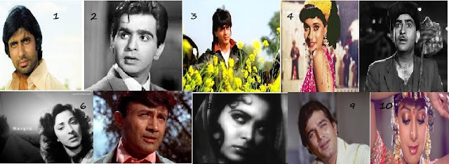 Top 10 Bollywood stars of 100 years of Hindi Cinema