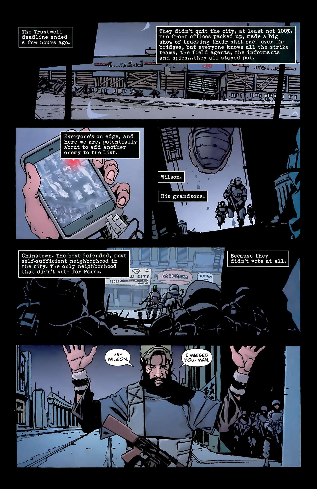 Read online DMZ (2006) comic -  Issue #37 - 23