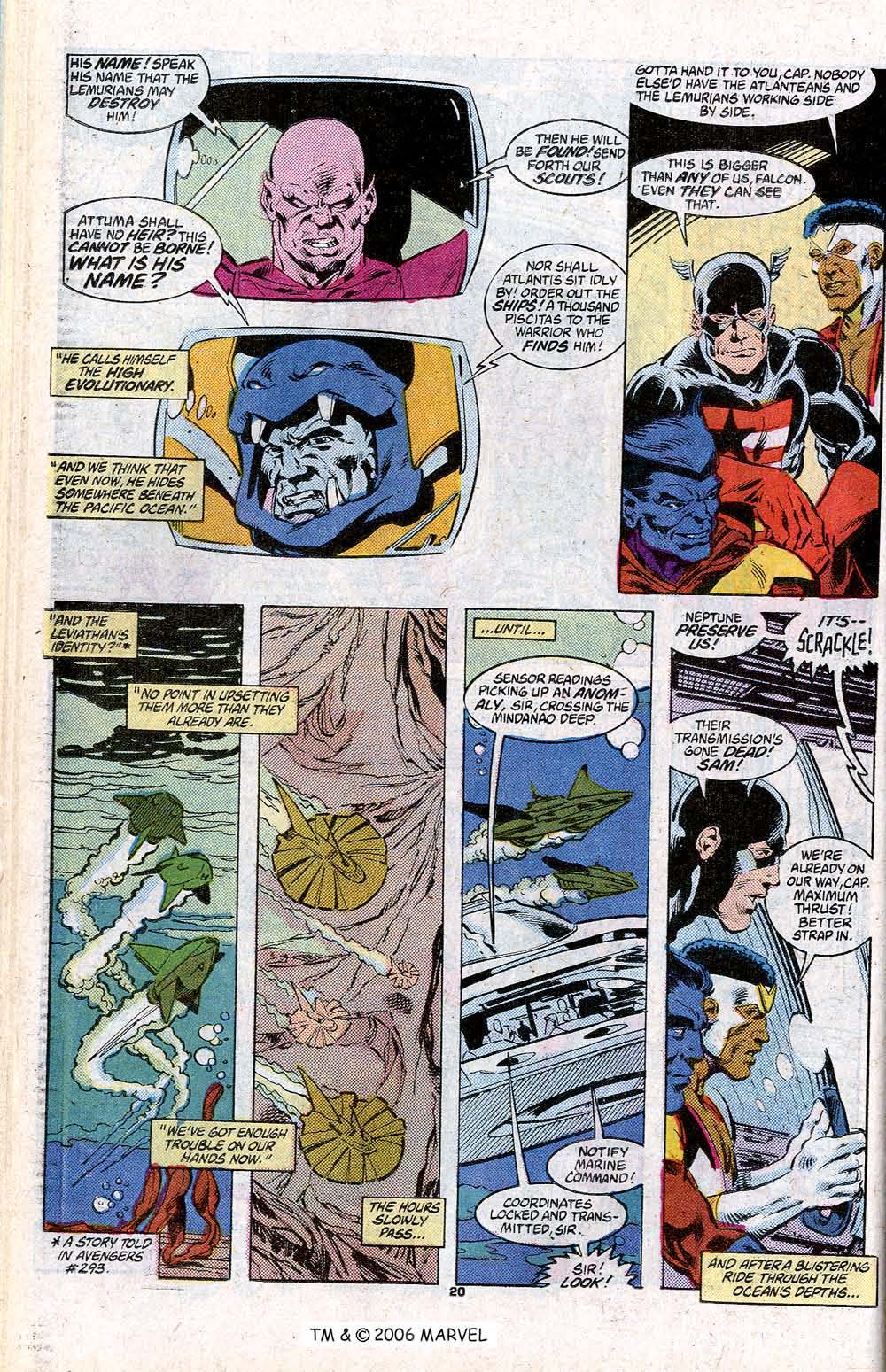 Read online Captain America (1968) comic -  Issue #348c - 22