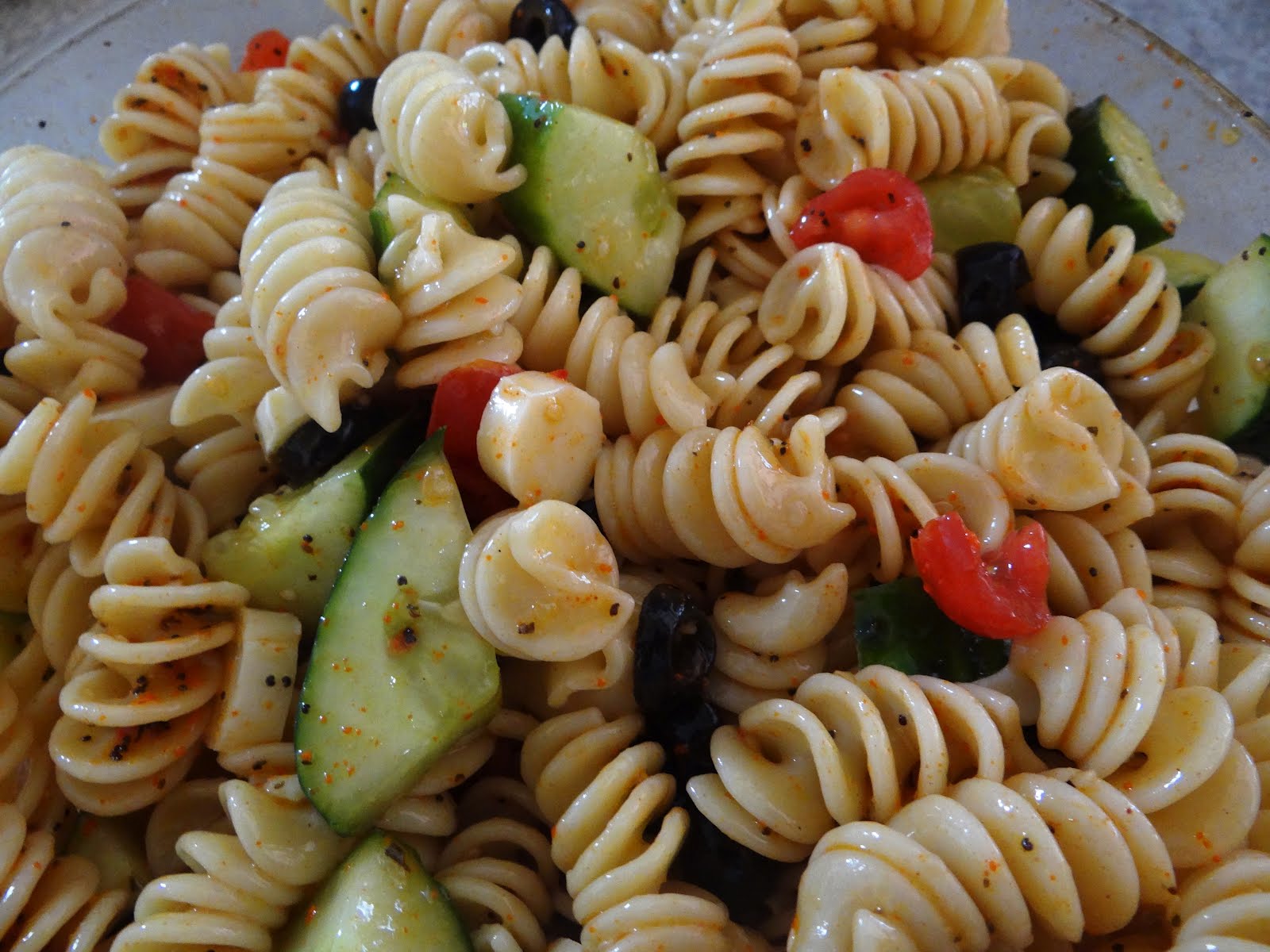 Colorful Pasta Salad Made With Vegetables and Salad Supreme Recipe! My ...