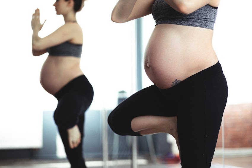 Yoga durante el embarazo.
