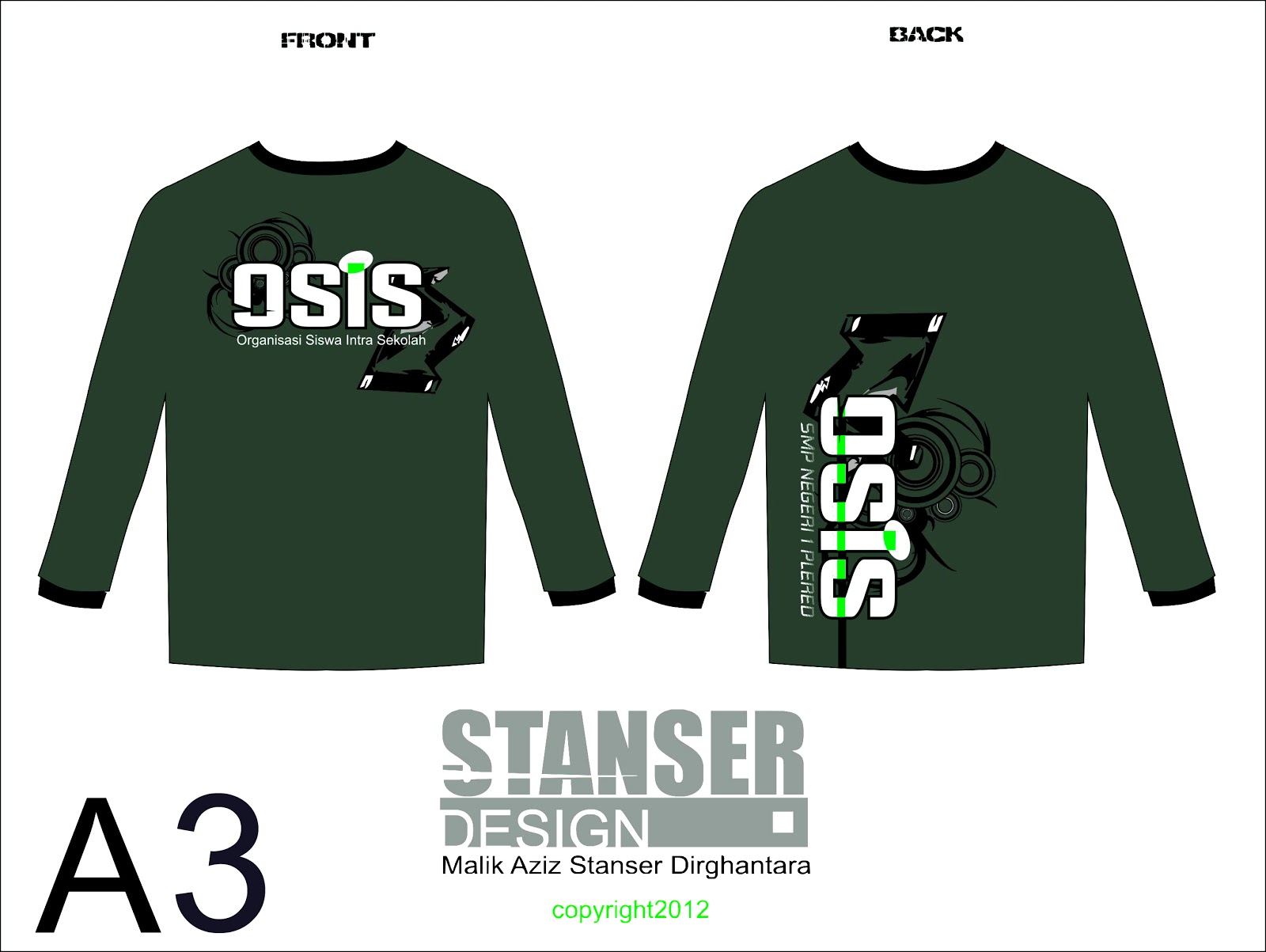 DESAIN BAJU OSIS ~ STANSER INDEPENDENT