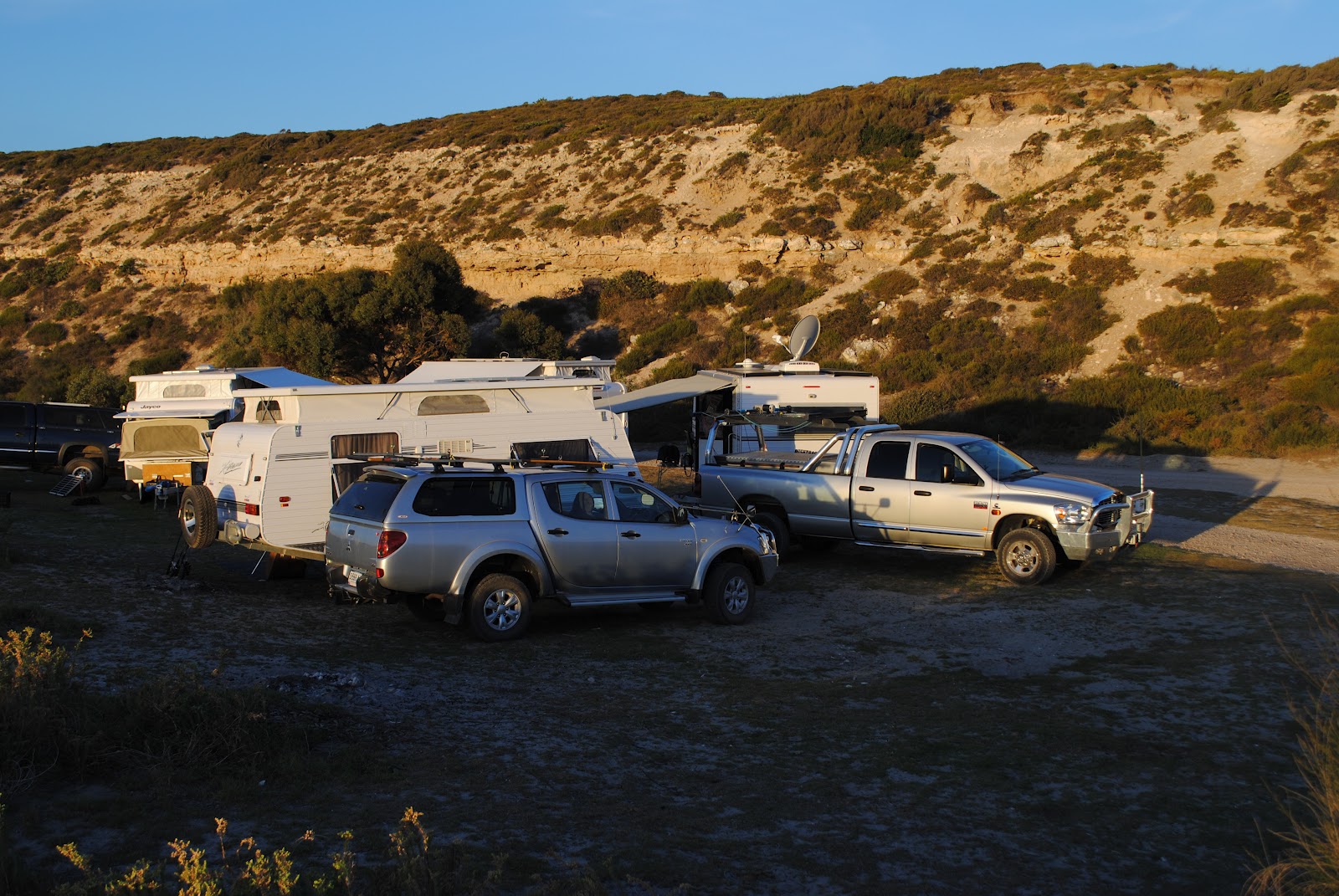 deb and trev's travels Blog update. "Butlers and Burners Beach"