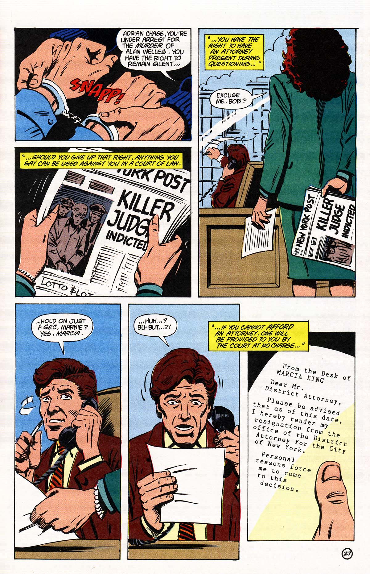 Read online Vigilante (1983) comic -  Issue #35 - 33