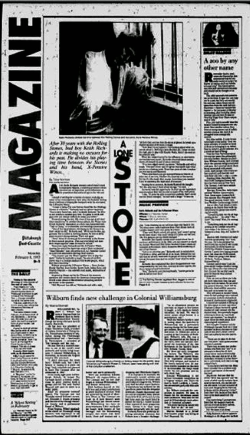 Yesterdays Papers of The Rolling Stones Concert Previews & Concert