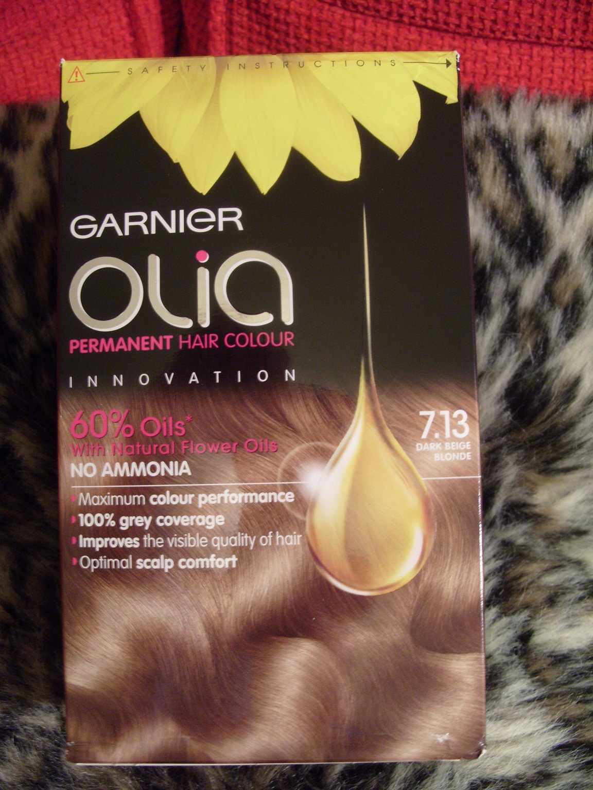 Pretty Perfect Beauty REVIEW Garnier Olia Hair Colour 713 Dark