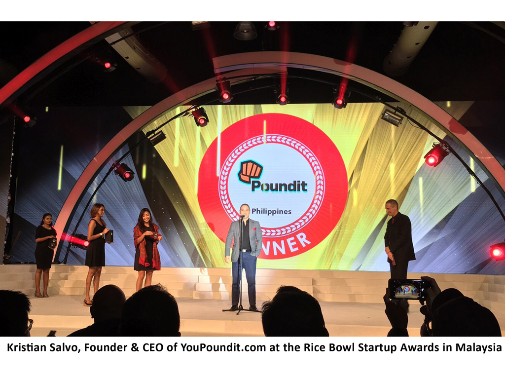 YouPoundit.com, a Filipino Online Store Won Retail Startup of the Year at Rice Bowl Awards Malaysia