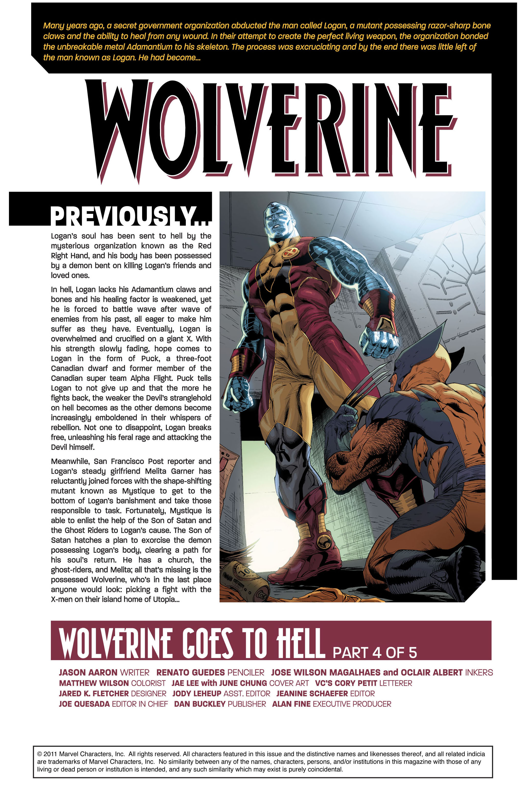 Read online Wolverine (2010) comic -  Issue #4 - 2