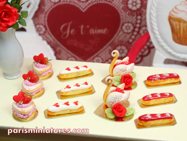 Paris Miniatures: Valentine's Day Individual Pastries