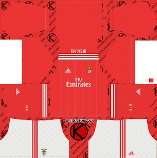 SL Benfica 2018/19 Kit - Dream League Soccer Kits