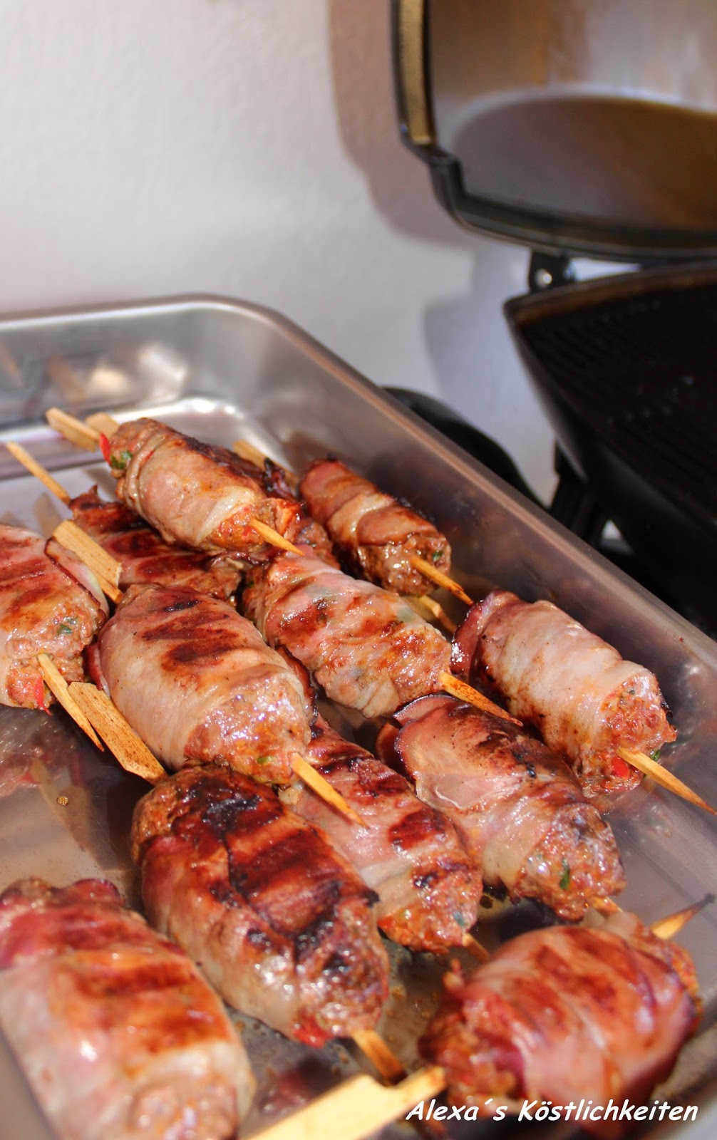 Alexa´s Köstlichkeiten: Griechische Frikadellen-Spieße