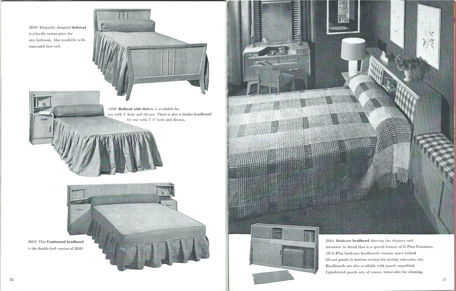 Space Vintage and Retro Original 1950's First GPlan Catalogue