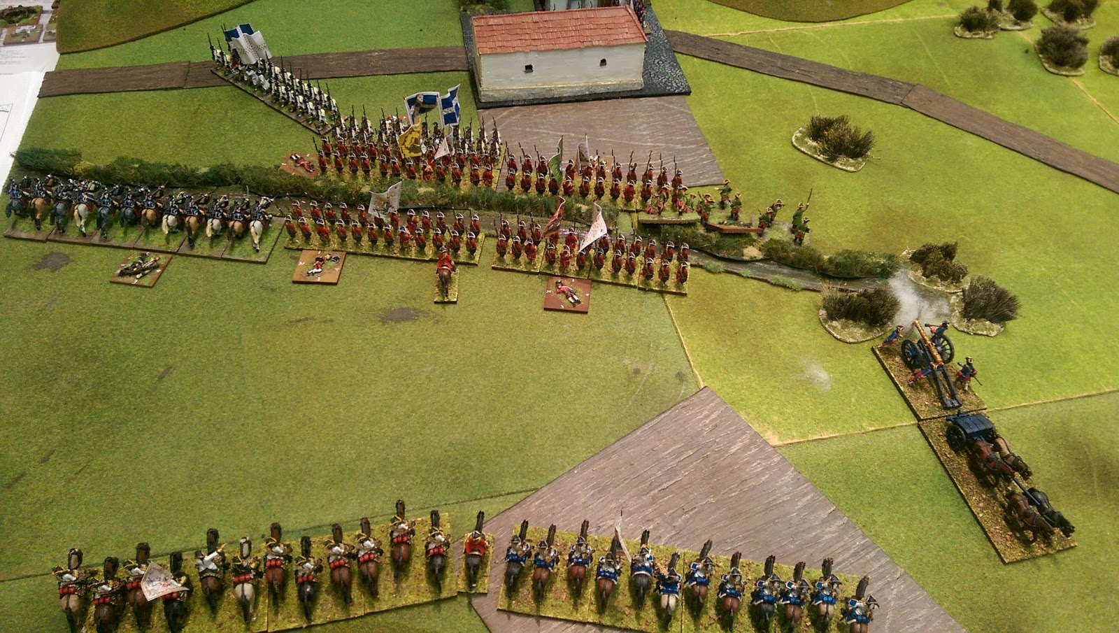 Hanoverians and French melee