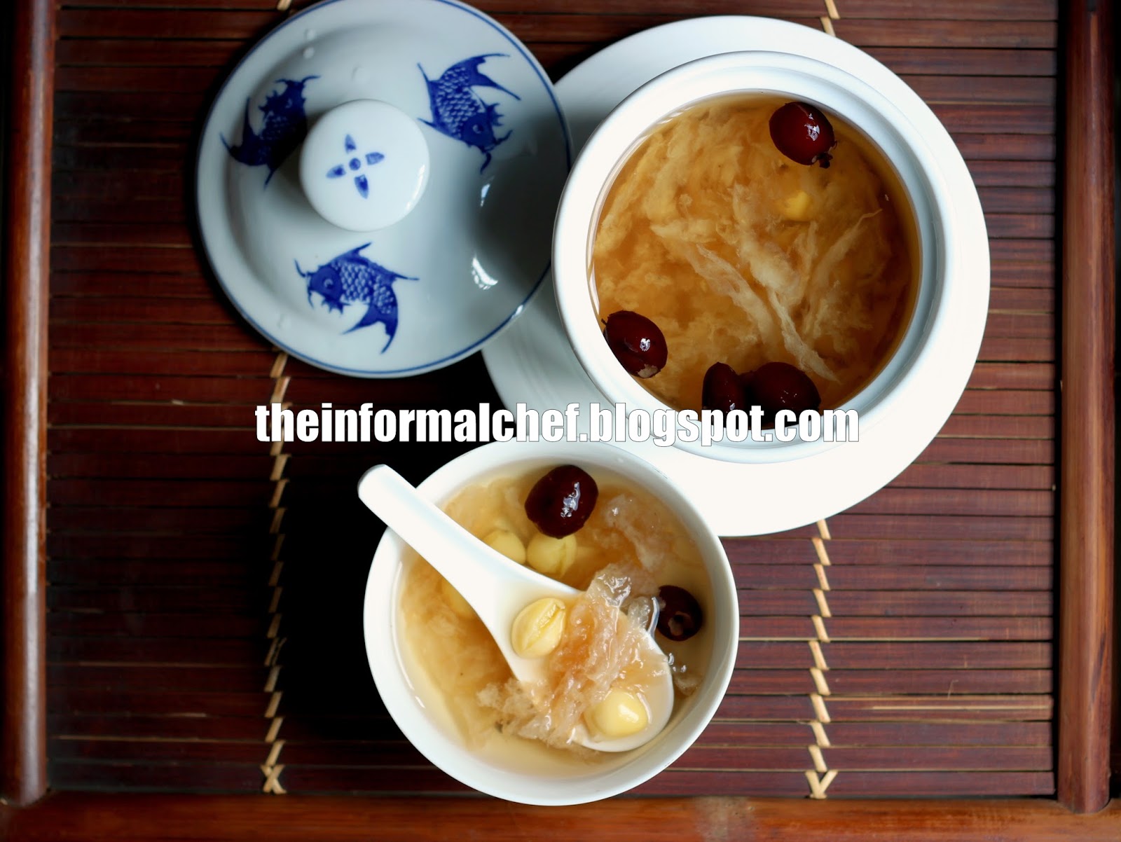 The Informal Chef Bird's Nest Soup With Gingko Nuts 冰糖燕窝