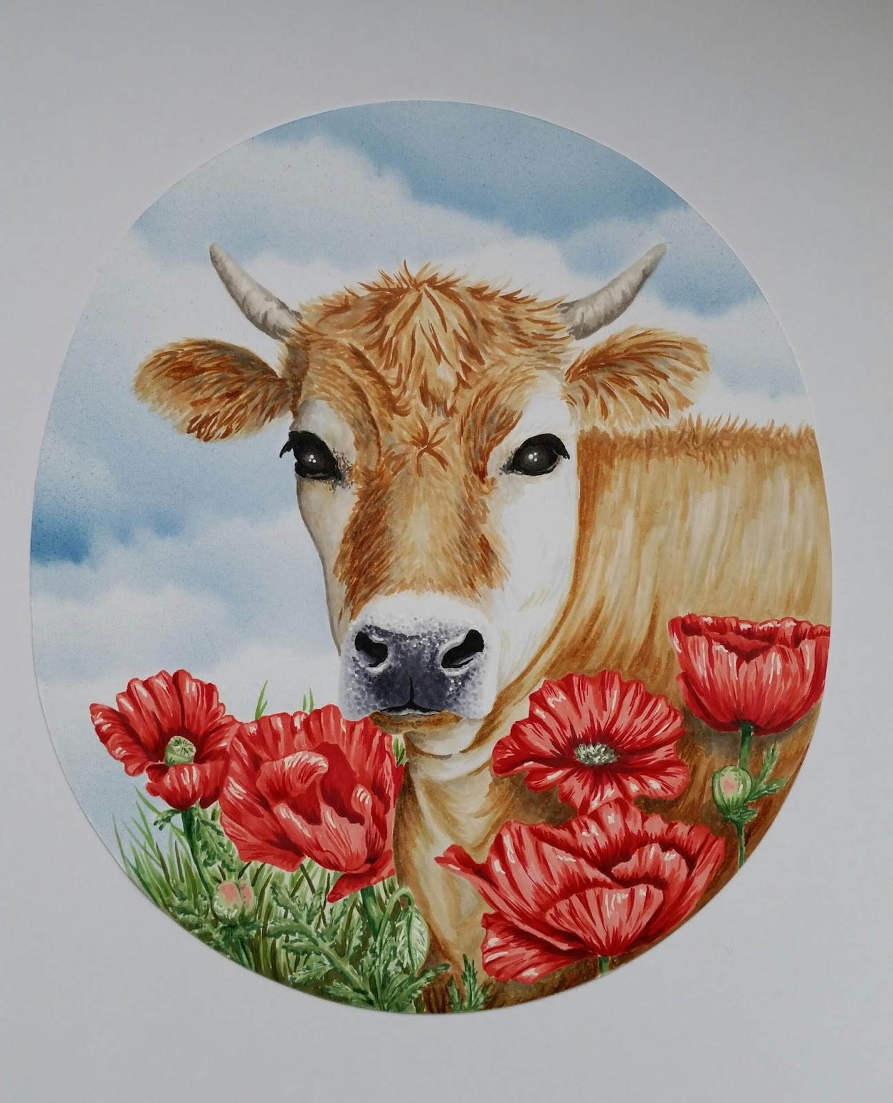 Copic Marker Benelux: Happy cow