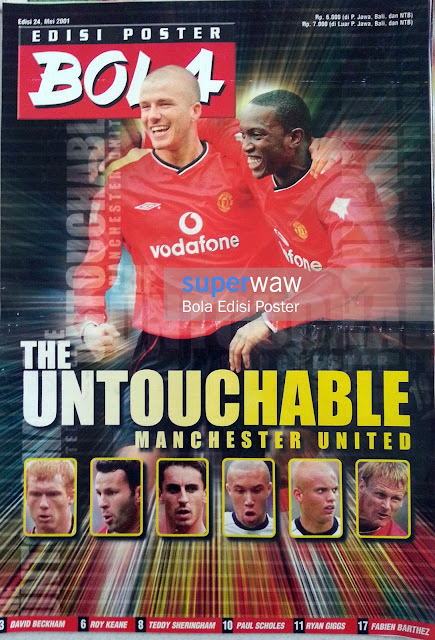 Bola Edisi Poster - The Untouchable Manchester United