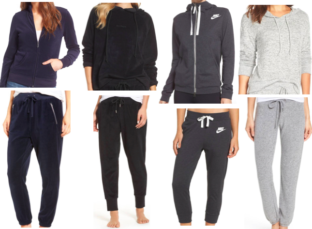 kohls velour sweatsuits