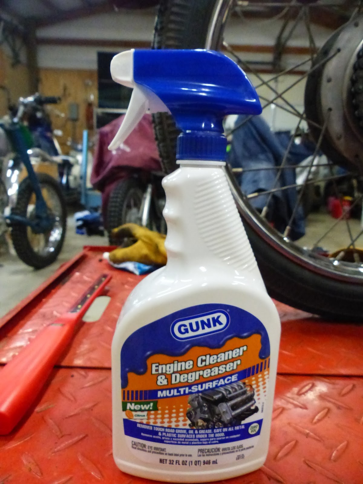 OldMotoDude: Gunk Multi-Surface Engine Cleaner and Degreaser -- Works Great