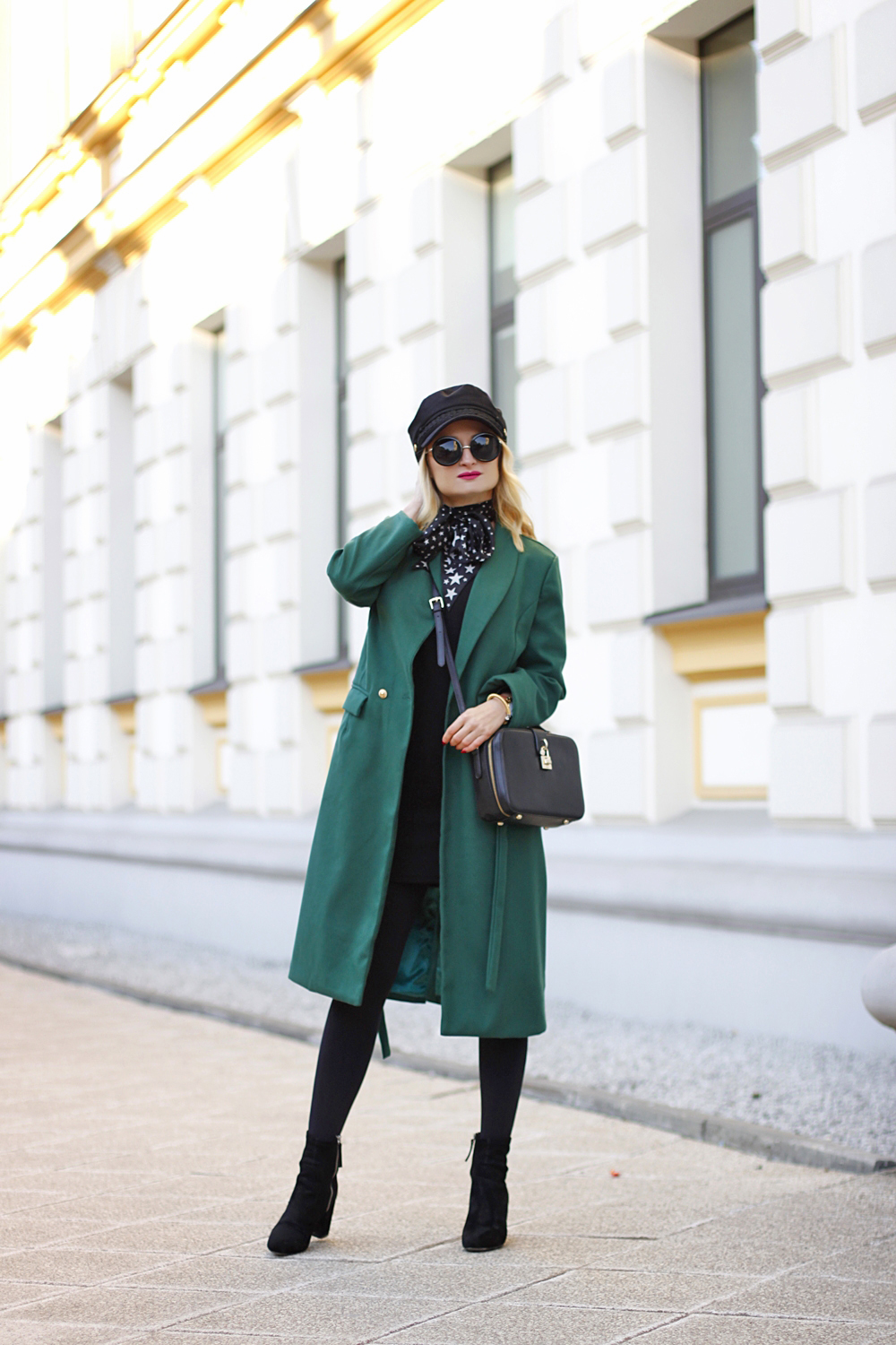 Green Coat - styllove, blog o modzie