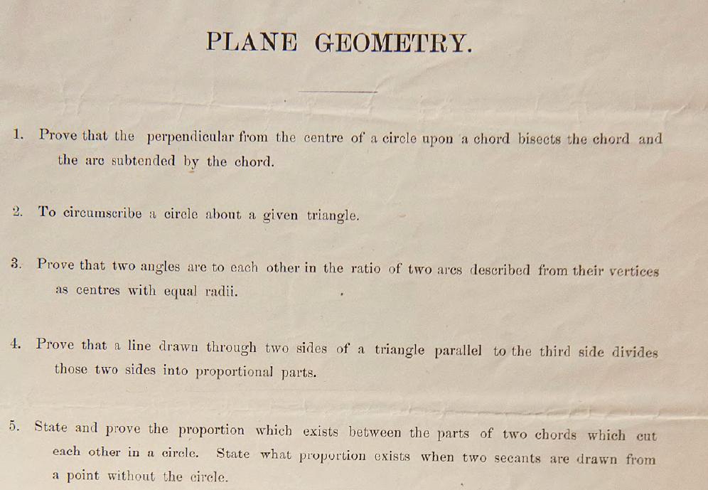 bensozia The Harvard Entrance Exam of 1869
