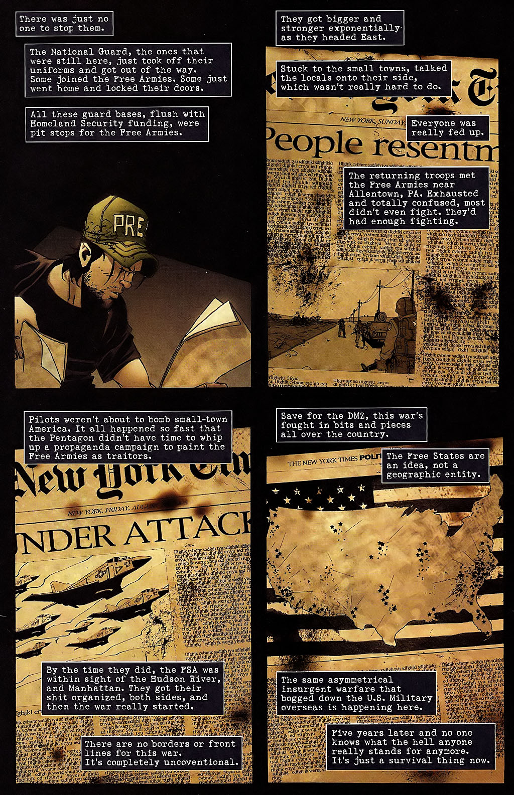 Read online DMZ (2006) comic -  Issue #8 - 15