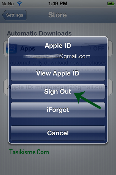 Ganti Apple ID di iPod Touch