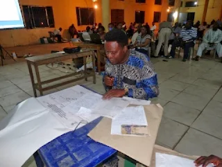 ONDObyelection2 INEC’s Staff Held Hostage, Bribed To Thumb Print Ballot Papers In Ondo By Election [See Photo]