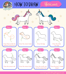 unicorn draw step easy drawing beginners unicorns drawings animals tutorial babysitting kawaii steps sketch learn cuteunicorn club