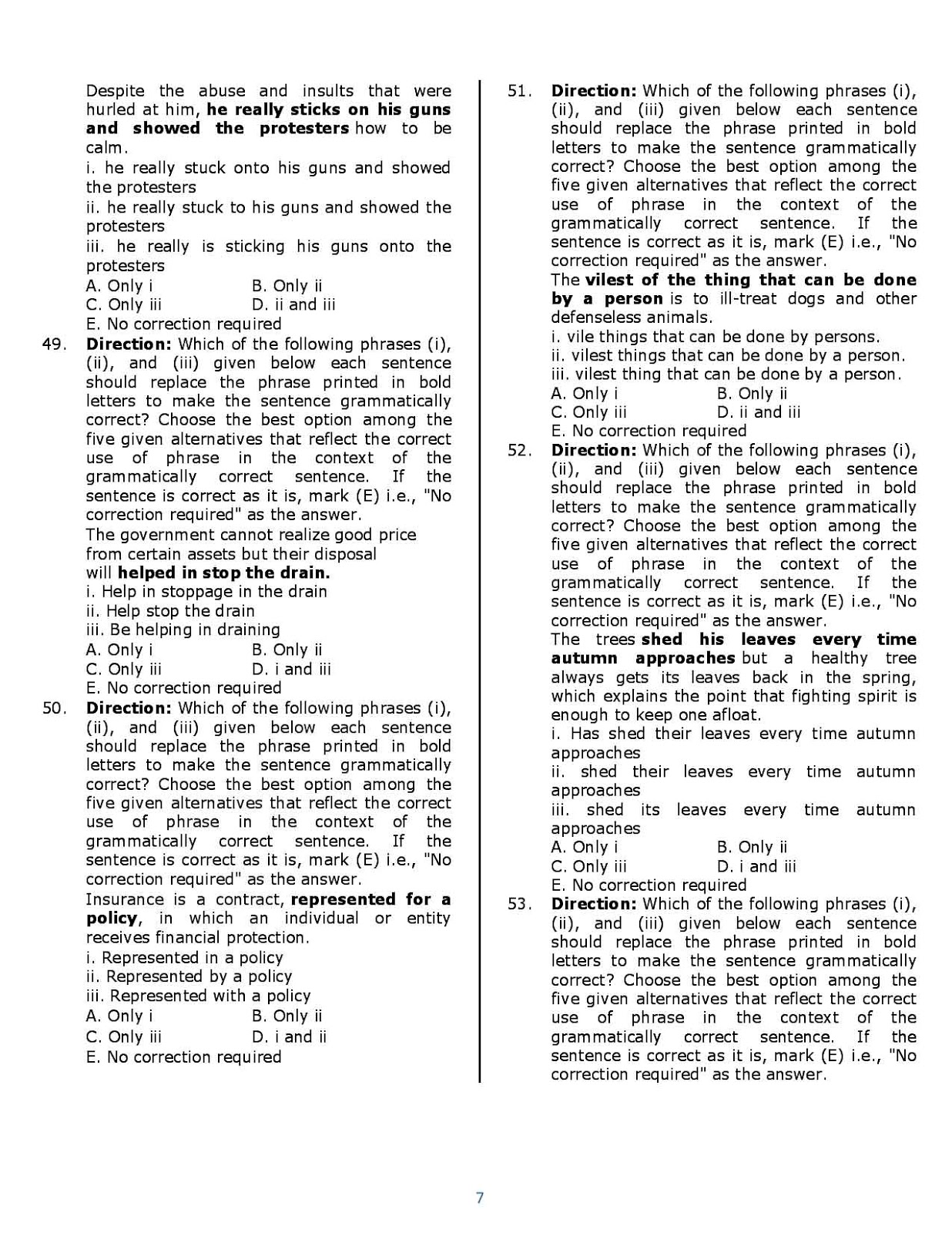 IBPS PO Prelims Question Paper 2017 Download PDF IBPS PO Prelims Question Paper 2017 Download PDF