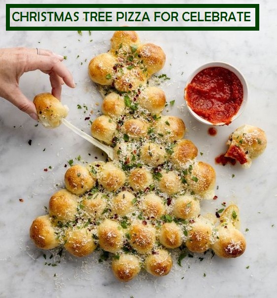 Christmas Tree Pizza Recipe Cooking Salazar