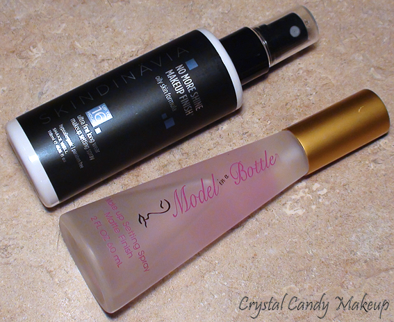   Makeup setting spray No More Shine de Skindinavia, Makeup setting spray de Model in a Bottle