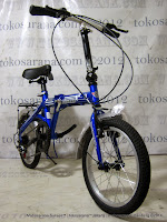 16 Inch DoesBike 1605 Rotex 6 Speed Shimano with Carrier Folding Bike