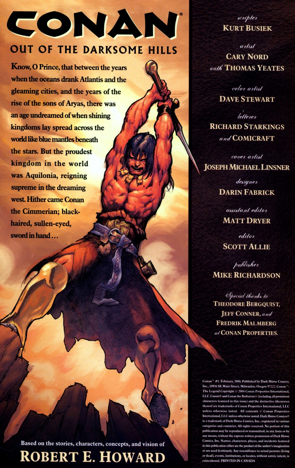 Read online Conan (2003) comic -  Issue #1 - 2