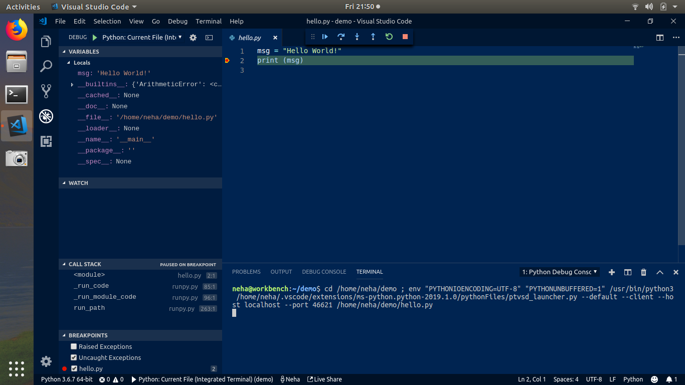 Beginner's Guide: Debug Python Code on VS Code