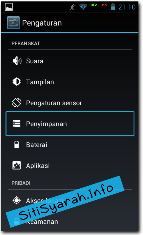 Cara format SD Card Android